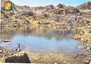 Postais: POSTAL - ANDORRA - LAGO DEL PESSONS - ESCUDO DE ORO 1962 - NO CIRCULADA